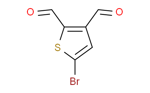 CAS No. 37815-80-8, 5-bromothiophene-2,3-dicarbaldehyde