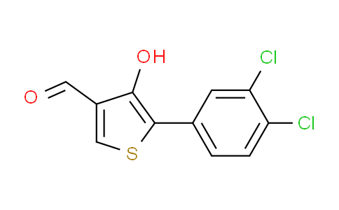 CAS No. 808122-88-5, 5-(3,4-dichlorophenyl)-4-hydroxythiophene-3-carbaldehyde