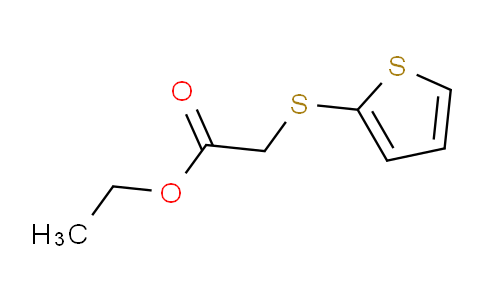 CAS No. 82187-66-4, Ethyl 2-(thiophen-2-ylthio)acetate