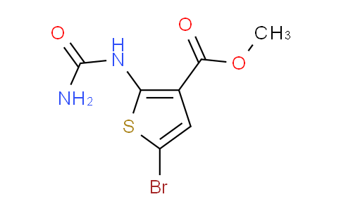 CAS No. 845889-21-6, methyl 5-bromo-2-ureidothiophene-3-carboxylate