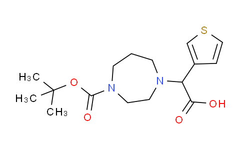 CAS No. 885275-85-4, 1-Boc-4-(carboxy-thiophen-3-yl-methyl)-[1,4]diazepane