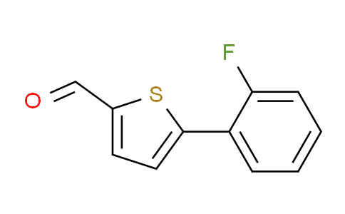 CAS No. 886508-80-1, 5-(2-Fluorophenyl)thiophene-2-carbaldehyde