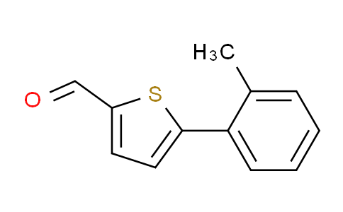 CAS No. 886509-95-1, 5-(o-Tolyl)thiophene-2-carbaldehyde