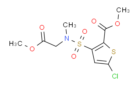 CAS No. 70374-38-8, methyl 5-chloro-3-(N-(2-methoxy-2-oxoethyl)-N-methylsulfamoyl)thiophene-2-carboxylate