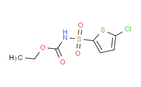 CAS No. 849793-87-9, ethyl ((5-chlorothiophen-2-yl)sulfonyl)carbamate