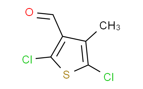 CAS No. 210098-00-3, 2,5-dichloro-4-methylthiophene-3-carbaldehyde