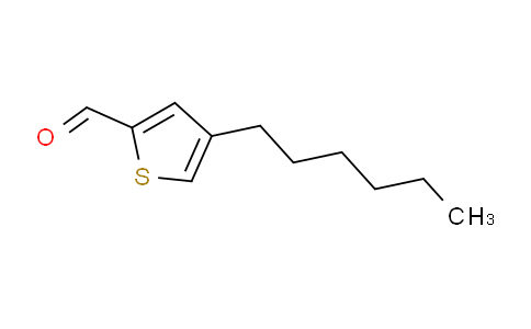 CAS No. 222554-30-5, 4-hexylthiophene-2-carbaldehyde