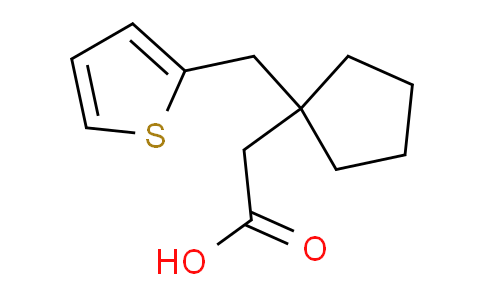 CAS No. 248255-04-1, 2-(1-(thiophen-2-ylmethyl)cyclopentyl)acetic acid