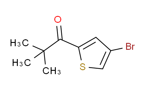 CAS No. 33148-68-4, 1-(4-bromothiophen-2-yl)-2,2-dimethylpropan-1-one