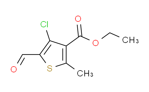 CAS No. 37479-76-8, ethyl 4-chloro-5-formyl-2-methylthiophene-3-carboxylate
