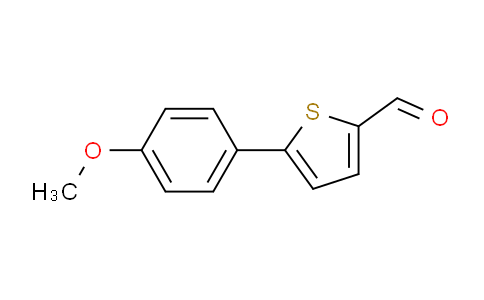 CAS No. 38401-67-1, 5-(4-Methoxyphenyl)-2-thiophenecarbaldehyde