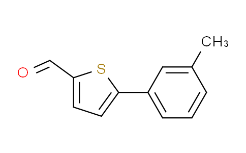 CAS No. 38401-69-3, 5-(m-Tolyl)thiophene-2-carbaldehyde