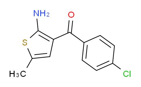 CAS No. 436093-32-2, (2-amino-5-methylthiophen-3-yl)(4-chlorophenyl)methanone