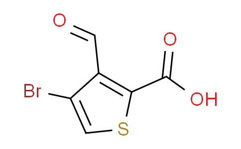 CAS No. 53685-98-6, 4-bromo-3-formylthiophene-2-carboxylic acid