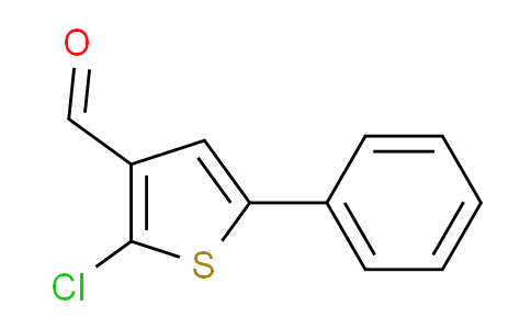 CAS No. 56429-19-7, 2-chloro-5-phenylthiophene-3-carbaldehyde