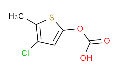 CAS No. 123418-43-9, 4-chloro-5-methylthiophen-2-yl hydrogen carbonate