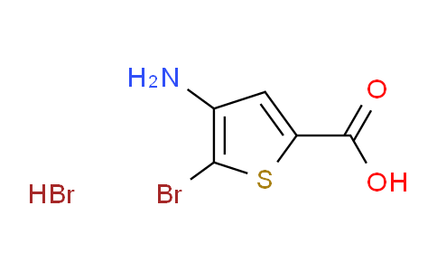 CAS No. 89499-35-4, 4-Amino-5-bromothiophene-2-carboxylic acidhydrobromide