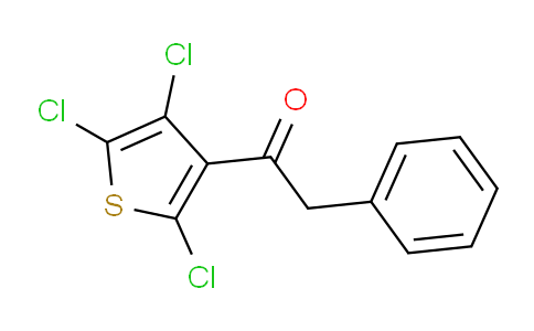 CAS No. 91353-64-9, 2-phenyl-1-(2,4,5-trichlorothiophen-3-yl)ethan-1-one