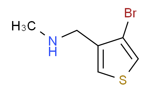 CAS No. 921938-63-8, 1-(4-bromothiophen-3-yl)-N-methylmethanamine