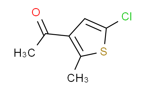 CAS No. 98550-85-7, 1-(5-chloro-2-methylthiophen-3-yl)ethan-1-one