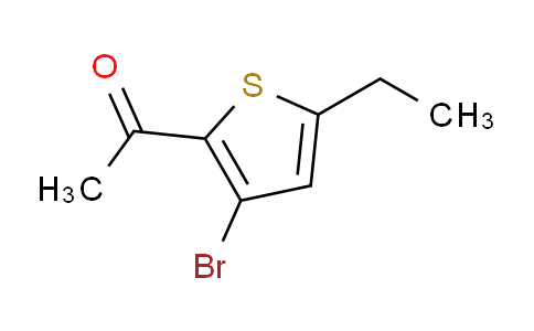 CAS No. 99768-18-0, 1-(3-bromo-5-ethylthiophen-2-yl)ethan-1-one