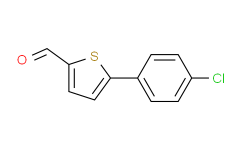 CAS No. 38401-71-7, 5-(4-Chlorophenyl)-2-thiophenecarbaldehyde
