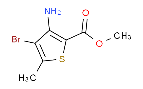 CAS No. 1313712-49-0, methyl 3-amino-4-bromo-5-methylthiophene-2-carboxylate