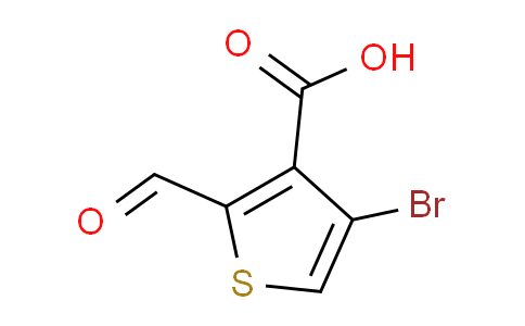 CAS No. 1334640-34-4, 4-bromo-2-formylthiophene-3-carboxylic acid