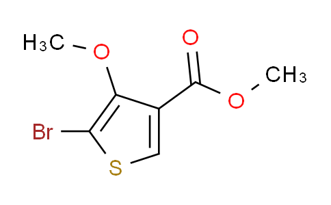 CAS No. 1353100-79-4, methyl 5-bromo-4-methoxythiophene-3-carboxylate