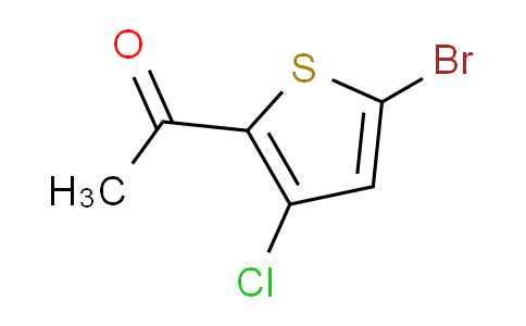 CAS No. 1403468-44-9, 1-(5-bromo-3-chlorothiophen-2-yl)ethan-1-one