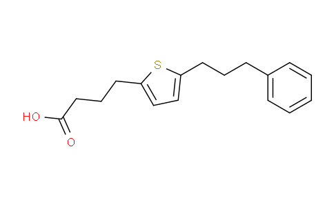 CAS No. 142260-66-0, 4-(5-(3-phenylpropyl)thiophen-2-yl)butanoic acid