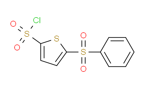 CAS No. 166964-37-0, 2-Benzenesulfonylthiophene-5-sulfonyl chloride