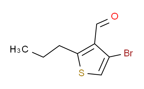 CAS No. 166591-55-5, 4-bromo-2-propylthiophene-3-carbaldehyde