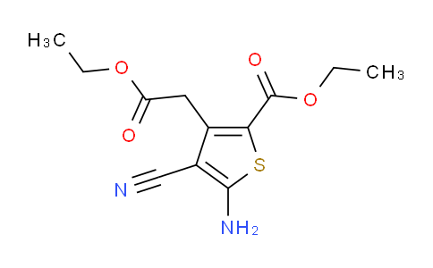 CAS No. 58168-20-0, Ethyl 5-amino-4-cyano-3-(2-ethoxy-2-oxoethyl)thiophene-2-carboxylate