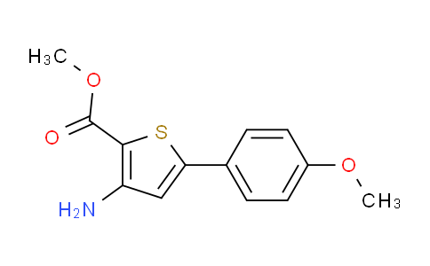 CAS No. 37572-23-9, Methyl 3-amino-5-(4-methoxyphenyl)thiophene-2-carboxylate