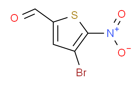 CAS No. 41498-07-1, 4-Bromo-5-nitro-2-thiophenecarboxaldehyde