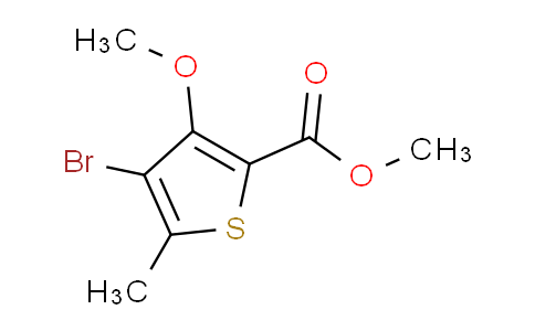 CAS No. 123342-03-0, Methyl 4-bromo-3-methoxy-5-methylthiophene-2-carboxylate