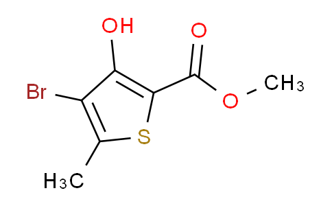 CAS No. 113589-26-7, methyl 4-bromo-3-hydroxy-5-methylthiophene-2-carboxylate