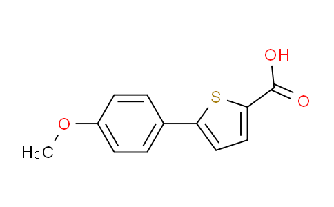 CAS No. 116016-56-9, 5-(4-Methoxyphenyl)-2-thiophenecarboxylic acid