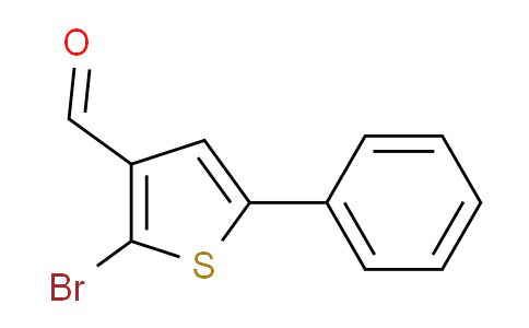 CAS No. 116016-65-0, 2-bromo-5-phenylthiophene-3-carbaldehyde