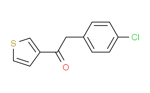 CAS No. 1184818-33-4, 2-(4-chlorophenyl)-1-(thiophen-3-yl)ethan-1-one
