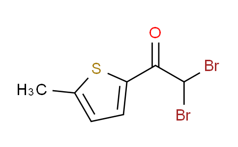 CAS No. 122654-08-4, 2,2-dibromo-1-(5-methylthiophen-2-yl)ethan-1-one