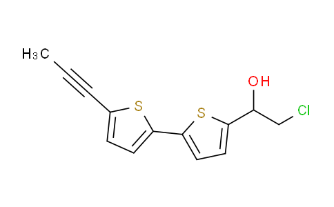 CAS No. 114916-00-6, 2-Chloro-1-(5'-(prop-1-Ynyl)-2,2'-Bithiophen-5-Yl)ethanol