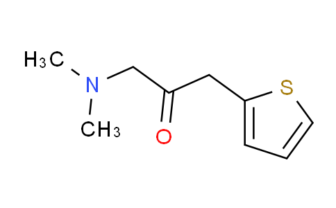 CAS No. 13196-35-5, 1-(dimethylamino)-3-(thiophen-2-yl)propan-2-one