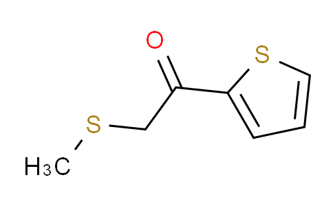 CAS No. 41444-33-1, 2-(methylthio)-1-(thiophen-2-yl)ethan-1-one