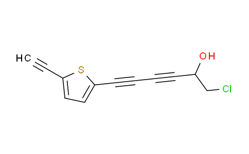 CAS No. 78876-53-6, 1-Chloro-6-(5-ethynylthiophen-2-yl)hexa-3,5-diyn-2-ol