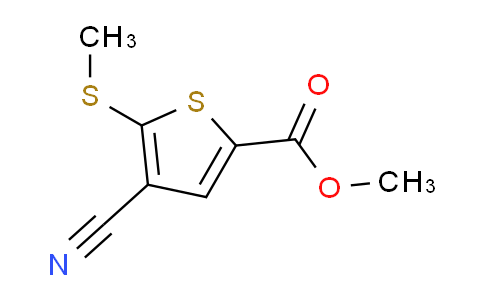 CAS No. 175202-48-9, 4-Cyano-5-methylsulfanylthiophene-2-carboxylic acid methyl ester