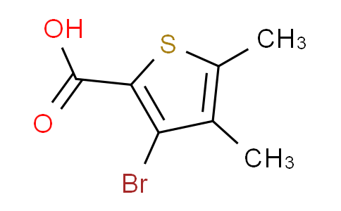 CAS No. 89677-56-5, 3-bromo-4,5-dimethylthiophene-2-carboxylic acid