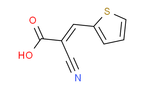 CAS No. 58177-53-0, 2-Cyano-3-(2-thienyl)acrylic acid