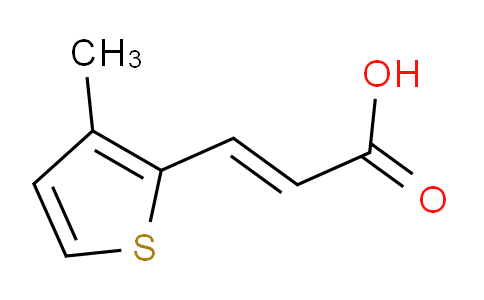 CAS No. 77741-66-3, 3-(3-Methyl-2-thienyl)acrylic acid